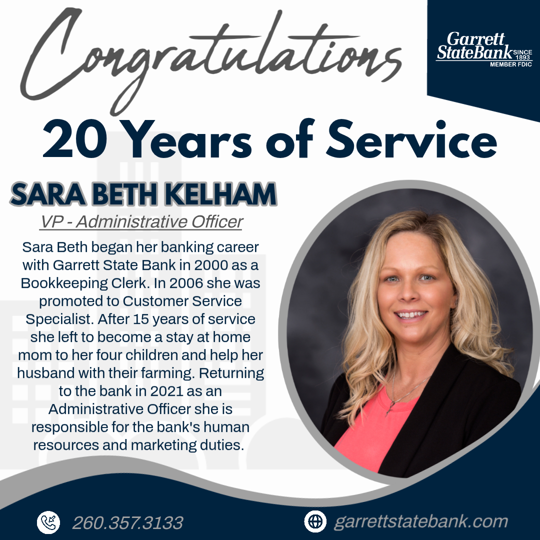 Garrett State Bank tweet media