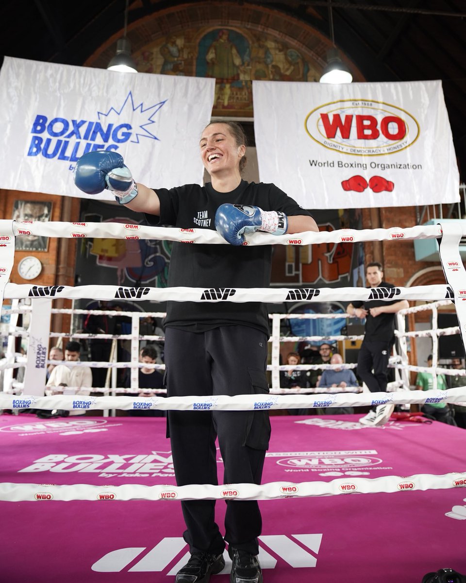 Boxingbullies's tweet photo. WHAT A DAY LONDON 🇬🇧💙

@Boxingbullies x @WorldBoxingOrg open our first UK gym All Stars Boxing  🥊

Built to grow the sport &amp; give kids a safe place to thrive.

#boxing #wbo https://t.co/7JZJ9mX3IQ
