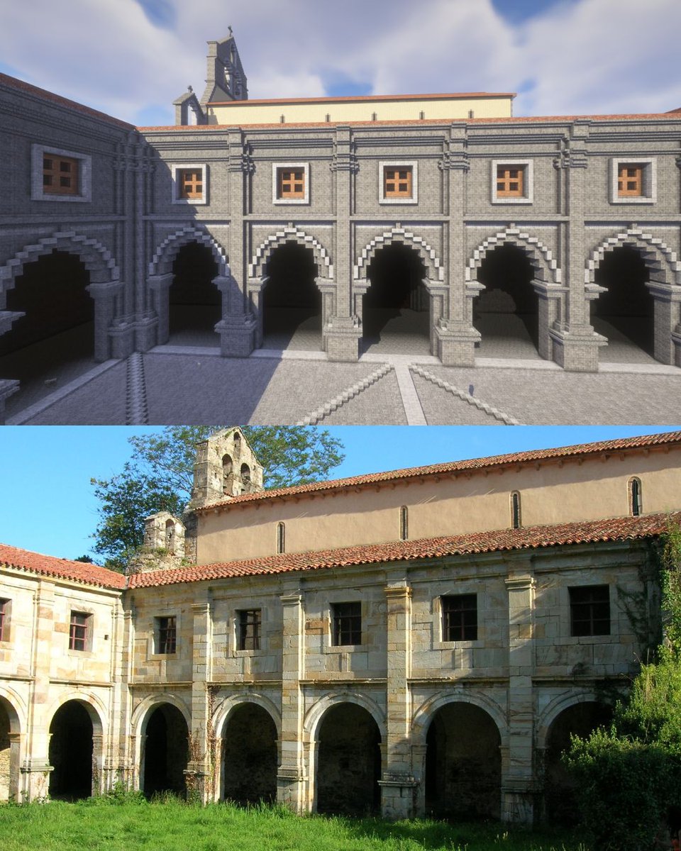 Minecrafteate's tweet photo. Monasterio de Obona, Tineo (Asturias) Minecraft vs Realidad

#asturias #obona #tineo #minecraft #minecraftbuilds #asturiasparaisonatural #minecraftideas #minecraftbuilding #minecraftbuild #turismoasturias 

Fuente fotos reales: Wikimedia Commons https://t.co/lBHEGSZCtv