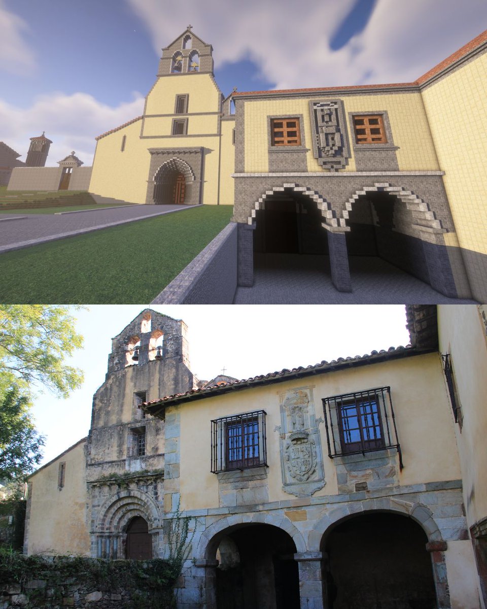 Minecrafteate's tweet photo. Monasterio de Obona, Tineo (Asturias) Minecraft vs Realidad

#asturias #obona #tineo #minecraft #minecraftbuilds #asturiasparaisonatural #minecraftideas #minecraftbuilding #minecraftbuild #turismoasturias 

Fuente fotos reales: Wikimedia Commons https://t.co/lBHEGSZCtv