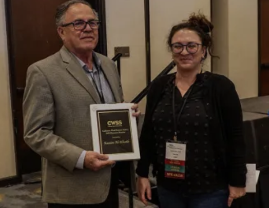 ucanr's tweet image. Congratulations to Steve Fennimore, who received a Lifetime Achievement Award for advancing mechanization &amp;amp; innovative #weed management in specialty crops. Also, Kassim Al-Khatib was named an honorary member for his lasting contributions to California #agriculture and research.