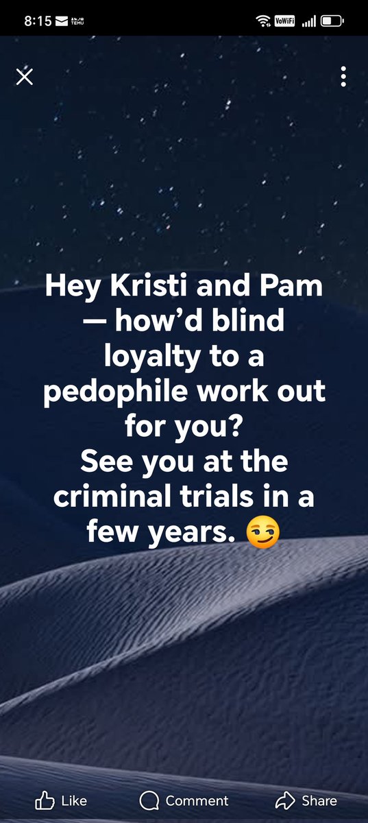MarilynRautenb1's tweet photo. @SenRickScott #ScamBondi
#PamBondi
#TrumpsPuppet
Republicans are the problem.
Republicans LIE about everything. https://t.co/Um4QY48kDy