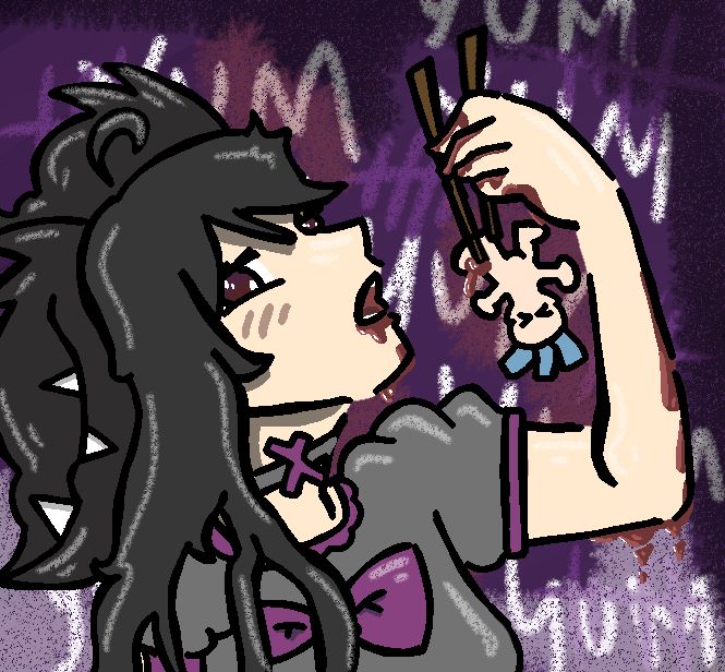 MawileApocalyps's tweet photo. No daily Comic today, but I did draw something!
This is me eating my friend Barb :3
#art #blood #vtuber #mawi #mawile https://t.co/OlKqk0he98