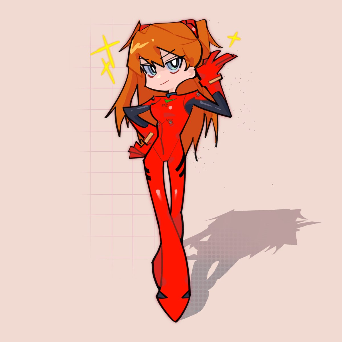 Asuka Langley Sōryū in Paswg style🤍