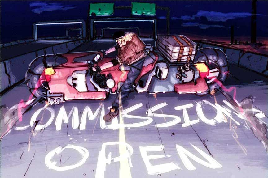 javiroque COMMISSIONS OPEN (molot in lancer-RPG) tweet media