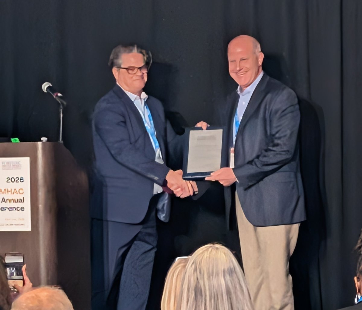 FMHAC's tweet photo. Congratulations to the William T. Rossiter Award recipient, Judge Lawrence Brown. https://t.co/9LE0f737oW