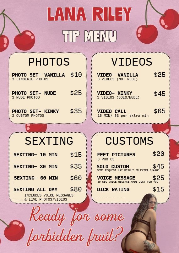 LANA RILEY 🍒 tweet media