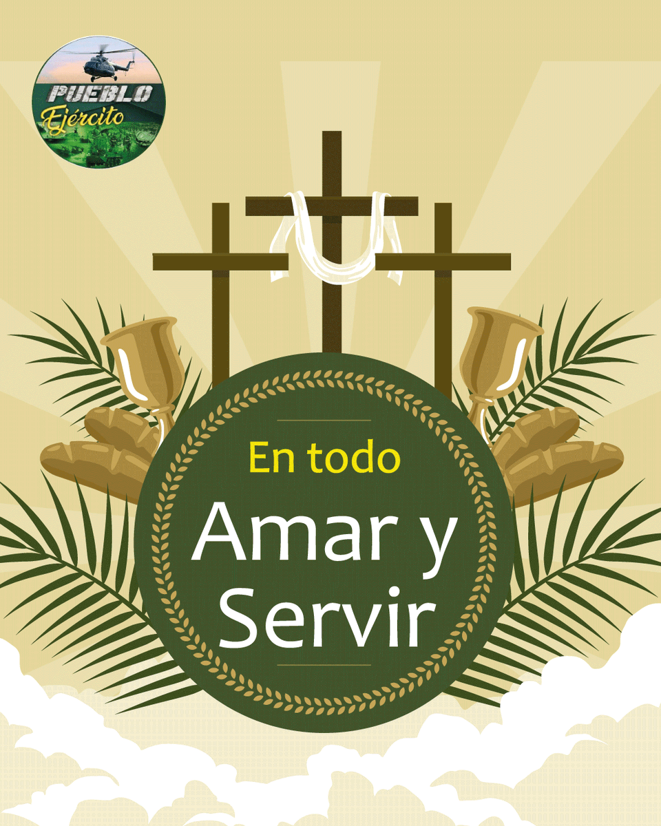 #EjercitoDeNicaragua Amar a la patria. Servir con honor. No es solo una frase, es la forma en la que cada miembro de nuestro sagrado Ejército asume cada compromiso, con respeto, disciplina y la convicción de proteger lo que somos como nación.
#JuevesSanto
