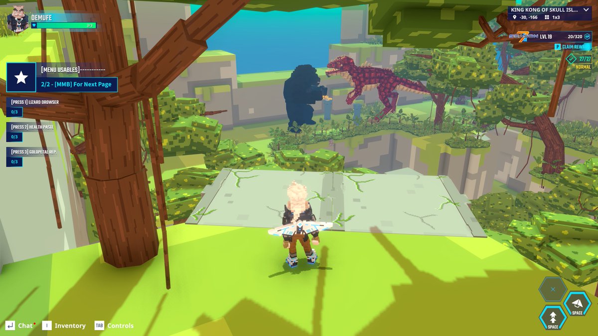 DeMuFel's tweet photo. Kong vs Gaw is absolute chaos in The Sandbox Season 7—in the best way. @TheSandboxGame  https://t.co/KGsabuw6Zd #Season7 https://t.co/K3pR5VV0Vf