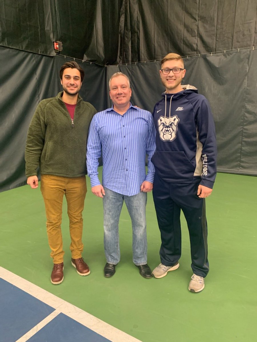 Noles_Baseball's tweet photo. #OnThrowBackThursday Seminoles Mario Tursi, Coach Gangler, and Seminoles Connor Dall take a photo at the 2019 Seminoles Christmas Party. Mario Class 2014 & Connor Class 2015 were 4 year starters for the Noles & signed D1 scholarships at SIUE and @ButlerUBaseball #Noles https://t.co/gBum6v09w9