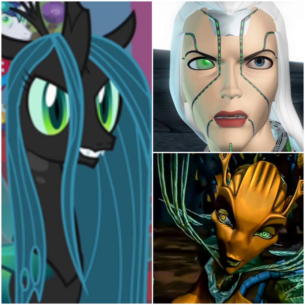 <a href="/KazeStarlight/">Kaze Starlight</a> Lembrando que a Kathleen Barr (dubladora americana da Trixie) também fez a voz da Rainha Chrysalis nessa série.

Fora de MLP, a Kat também fez a voz original da Gelorum em Hot Wheels: Acceleracers e da Botanica em Transformers: Beast Machines.