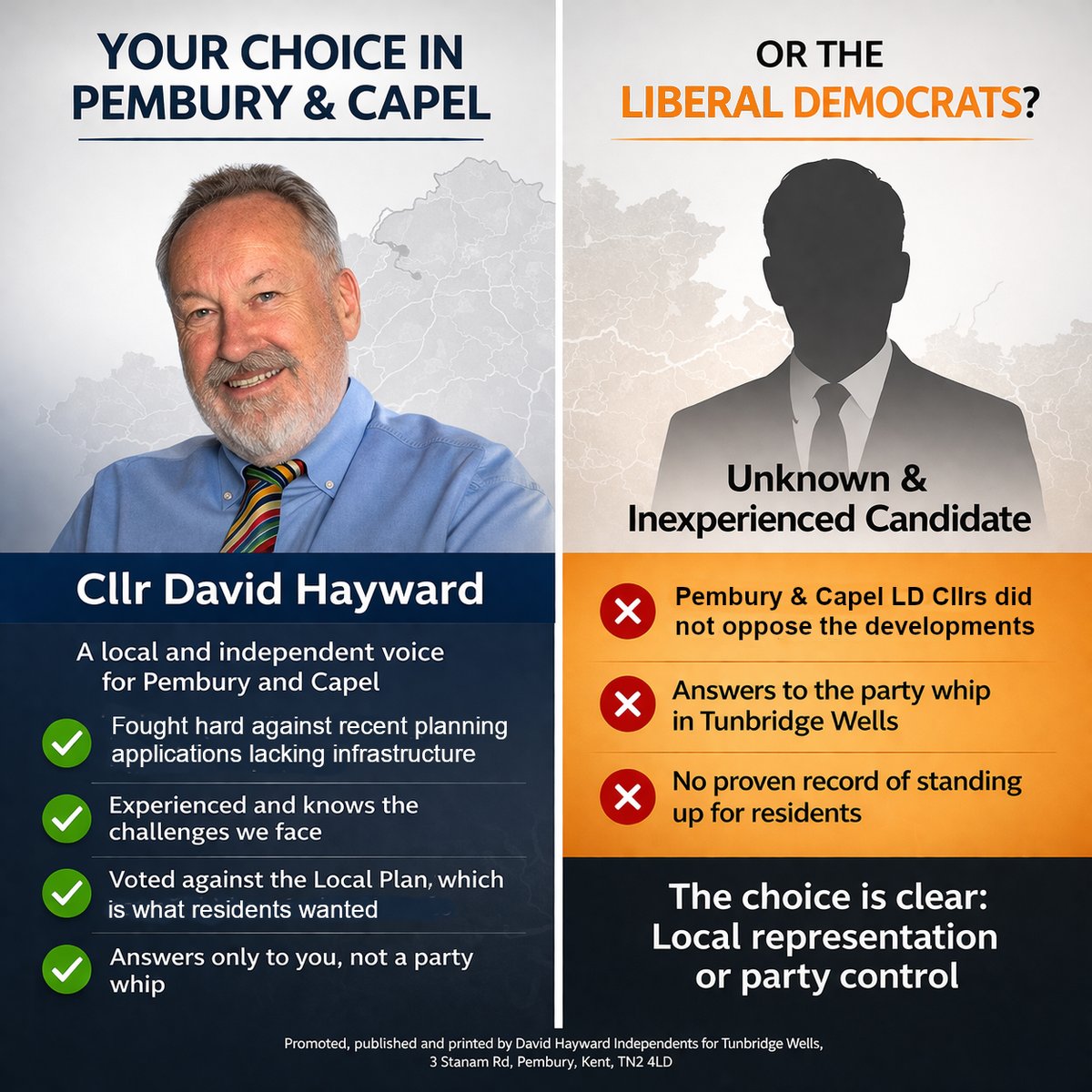 Cllr David Hayward - @pembury.bsky.social (@VotePembury) / Posts / X
