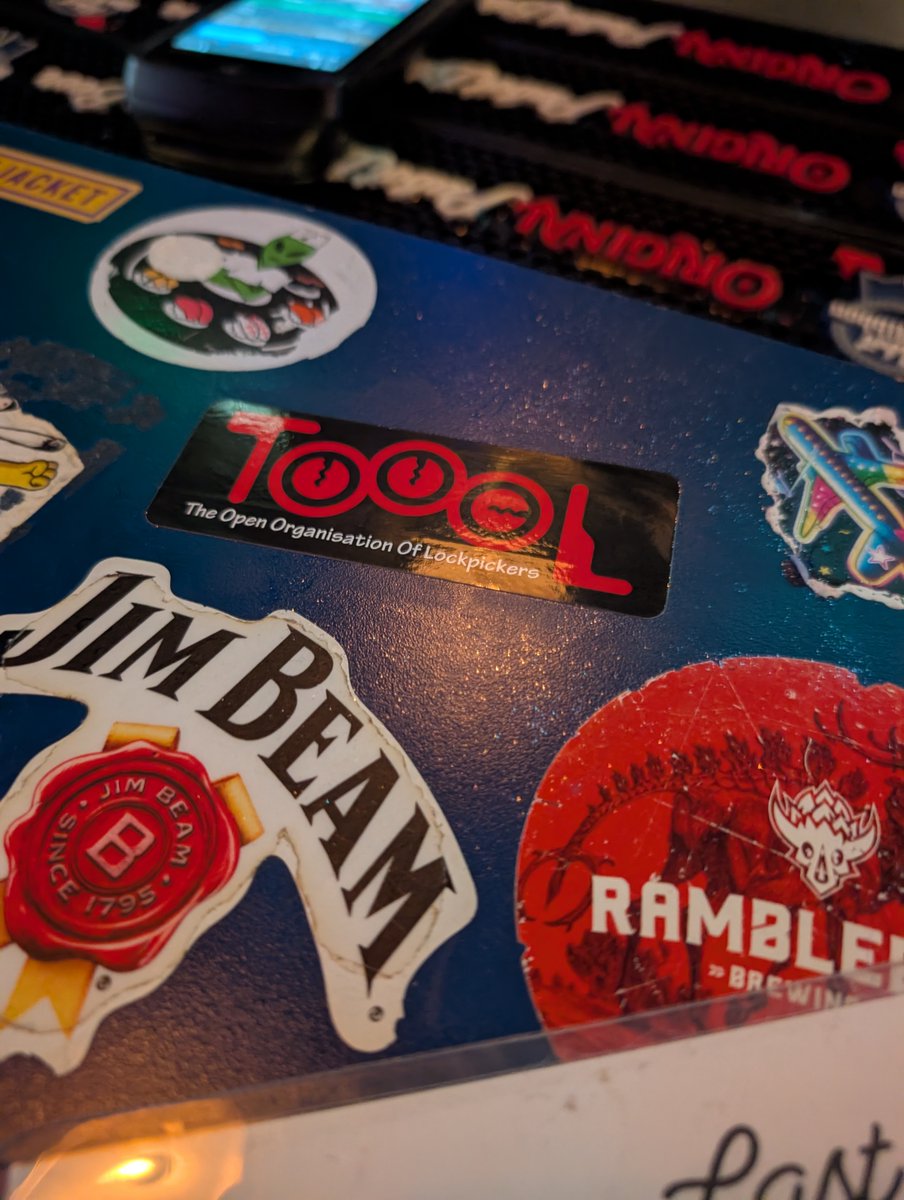 toool's tweet photo. Spotted a @TOOOL sticker in the wild! 🔐If you see one, snap a picture and share your sighting! Let’s see how far the lockpicking love has spread! 🕵️‍♀️📸
#TOOOL #Lockpicking #StickerSighting https://t.co/HEePhIpO0p