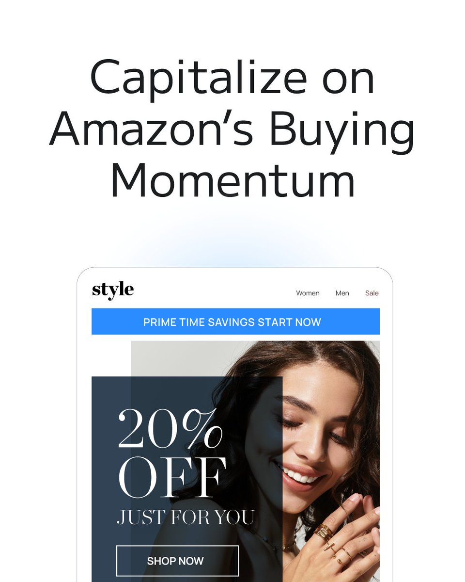 Listrak's tweet image. Amazon is moving Prime Day up to June. Tap into the FOMO with your own sale. Learn how to plan, compete, and convert shoppers into long-term customers 👇
listrak.com/blog/are-you-r…

#PrimeDay #Ecommerce #DigitalMarketing