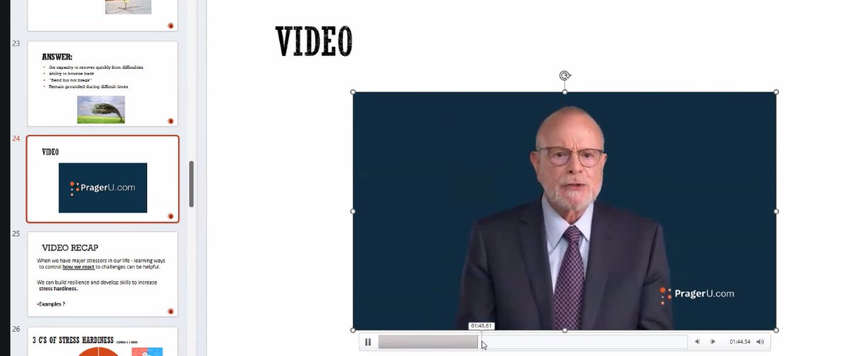Yep that's a PragerU video being used in an AHS addictions program...