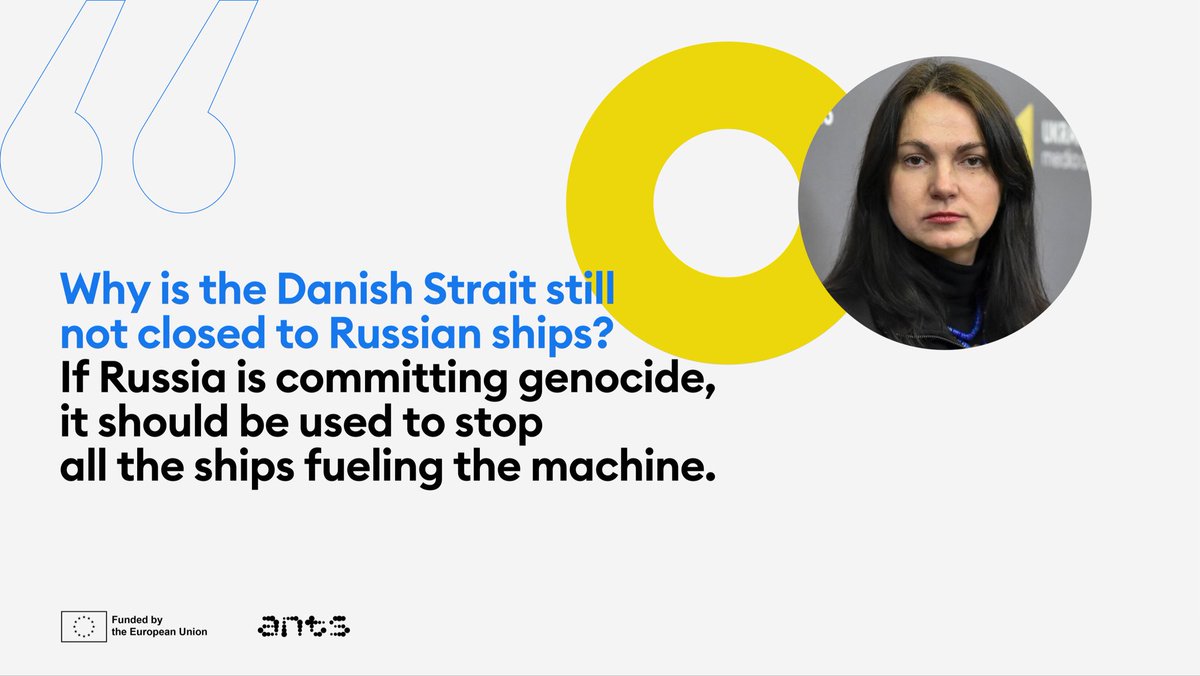 ANTS_NGO's tweet image. «Why is the Danish Strait still not closed to Russian ships? If Russia is committing genocide, it should be used to stop all the ships fueling the machine.» -@HopkoHanna (@ICUVua &amp;amp; @ANTS_NGO) at the Committee on Security and Defence (SEDE) ordinary meeting @Europarl_EN

Watch the