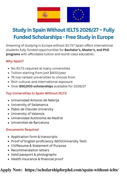 Scholarship for PhD tweet media