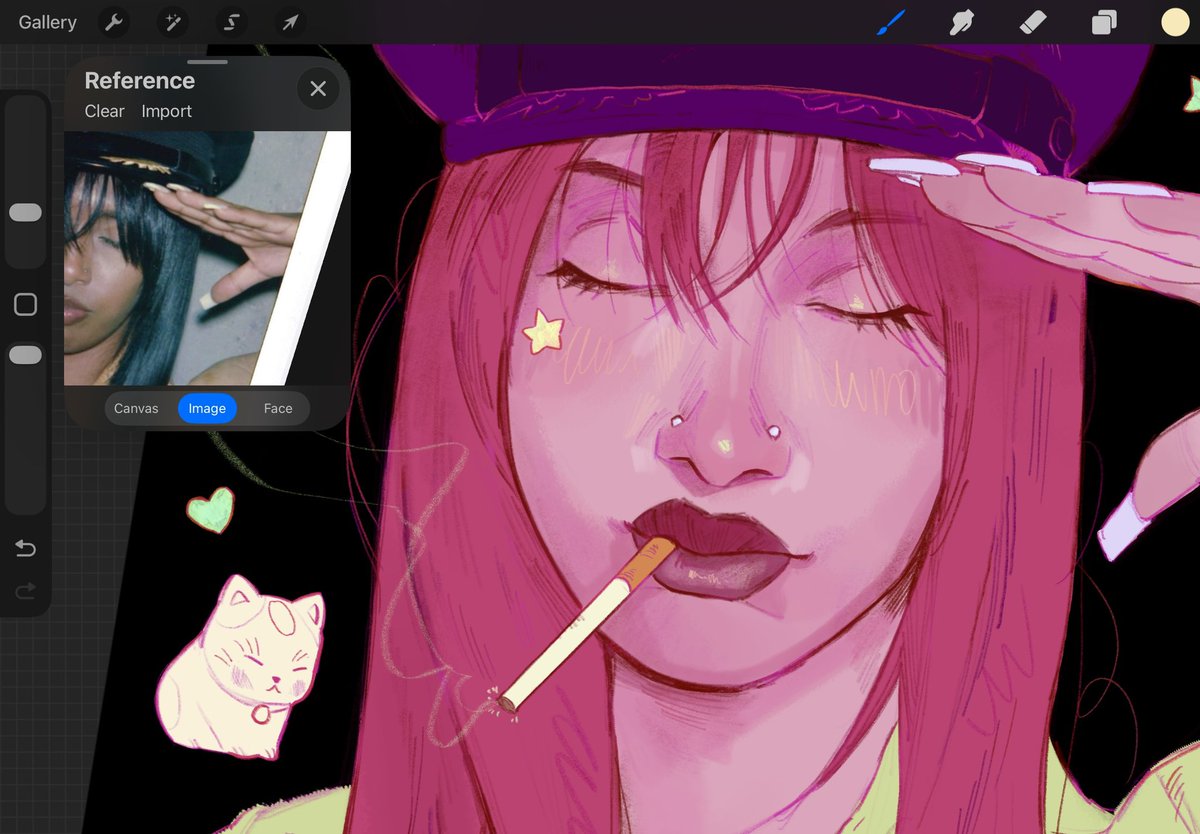 akkuara's tweet photo. Pinterest portrait wip :3 #rkgk https://t.co/SW3Km9K3Av