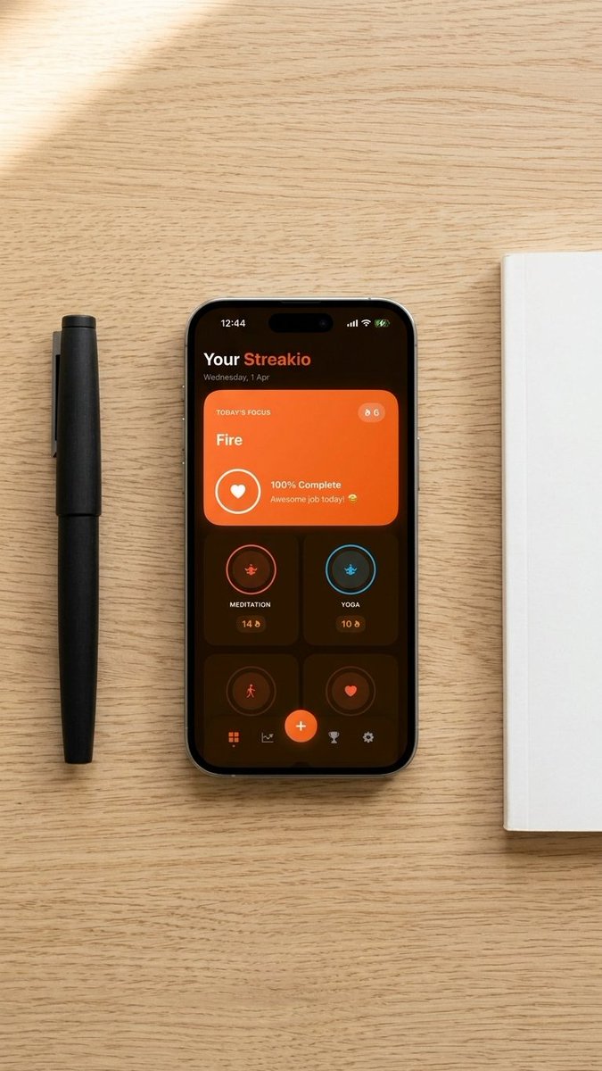 ErxConnect's tweet photo. Streakio app minimal ui 
https://t.co/lwZmVM1Uxp

#goodfriday #friday #offer #sale #topapp https://t.co/dZK4gqFBZn