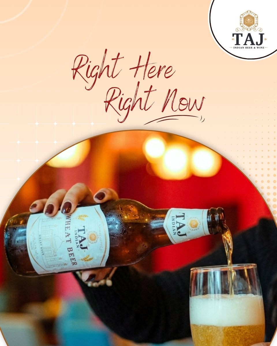 tajindiangroup1's tweet photo. Infinite Chill Vibes 🍺
Wheat beer offers smooth taste, refreshing aroma, perfect companion for relaxed evenings and celebrations 🍻
#BrewLife #CheersTime #WheatBeer #tajbeer #craftbeer #beertasting #beerphoto #beerglass #beerdrinker #Beer #RefreshMode https://t.co/Dronj1A1CV