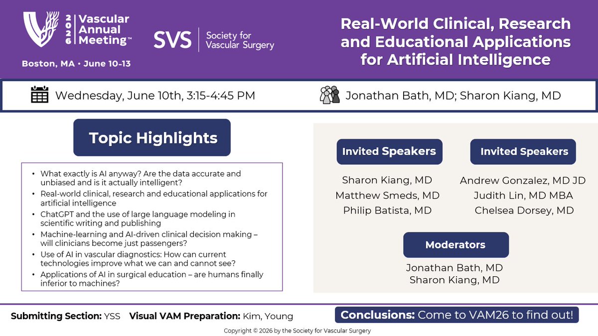 Society for Vascular Surgery tweet media