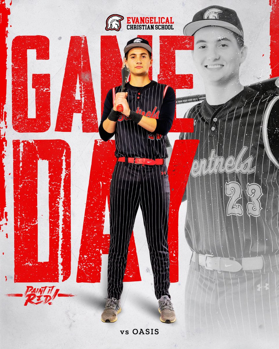 ECSsports's tweet image. ECS Baseball is at home tonight against Oasis at 7PM! #PaintItRed