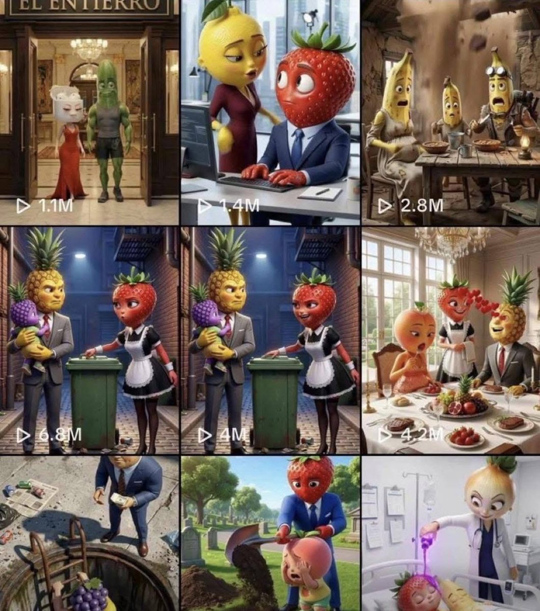 "Porque não responde as mensagens?"
Eu no tiktok assistindo novela de frutas: