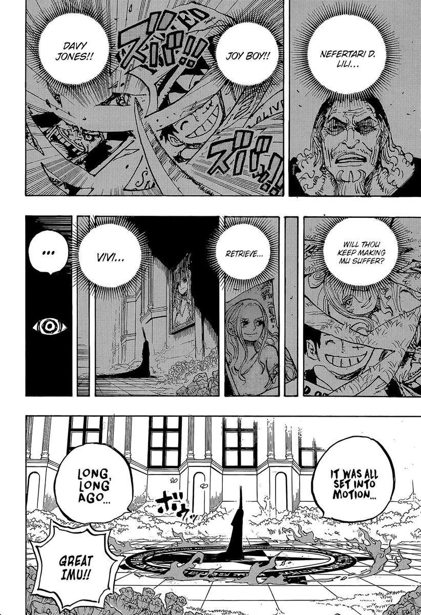 #ONEPIECE1179 #ONEPIECE

The Silent World War 🌎

These panels seem to give us the exact order of when the third world's "attack" on Imu truly began... 

Everybodys role was pivotal and it seems Rocks himself shot the first bullet 😂