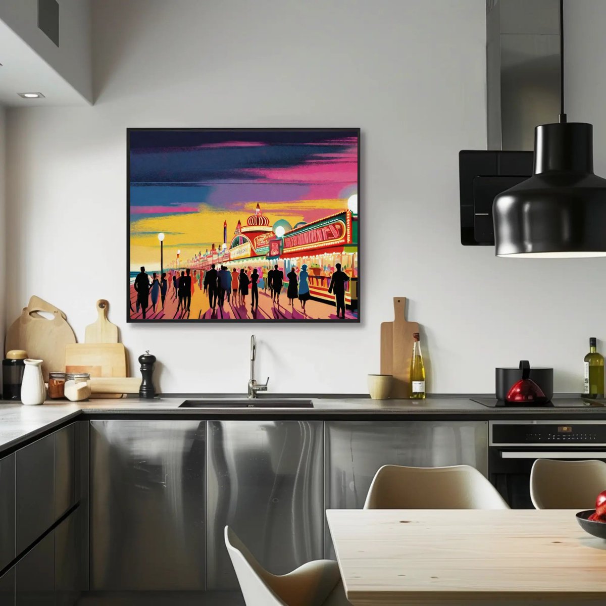 NateHartPrints's tweet image. Bright lights. Bold color. Summer energy.

Seaside Heights, New Jersey – Electric Nights on the Boardwalk captures the glow and movement of the shore at night.

printsbynatehart.com/b/LA7bC

#CoastalArt #Boardwalk #WallArt #PrintsByNateHart