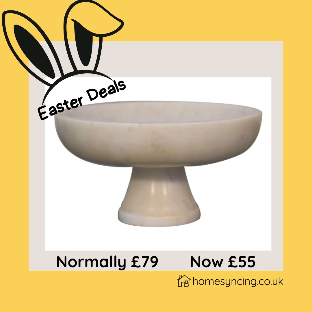 homesyncing's tweet image. A quiet centrepiece for the season

For Easter, now £55 (was £79).
 homesyncing.co.uk/White-Marble-F…
A timeless piece to return to, year after year.

#EasterLiving #SeasonalHome #TimelessInteriors #ConsideredLiving #BritishHomes #QuietLuxury #NaturalMaterials #HomeDetails