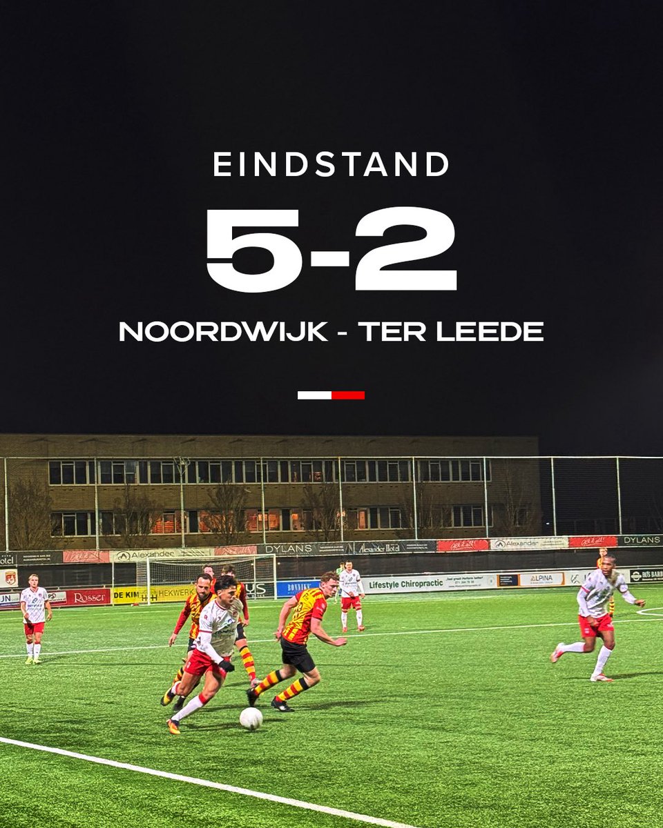 We kwamen al snel op ruime achterstand tegen Ter Leede (0-2). Daarna werd het steeds meer eenrichtingsverkeer en lopen we nog flink uit. Goals van Urbanus, Westerveld en Tremour (3x). 

#NOOter (5-2)