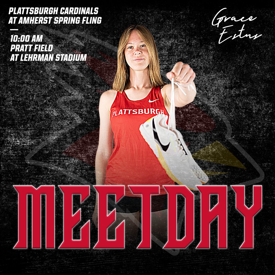 PlattsAthletics's tweet image. T&amp;amp;F | Amherst Spring Fling!!

@Cardinals_XCTF’s Marissa Colvin, Charles Cypress, Grace Estus, and Ellie LeRoy are set to compete at Amherst today. Good luck, everyone!!!

#CardinalStrong #CardinalCountry