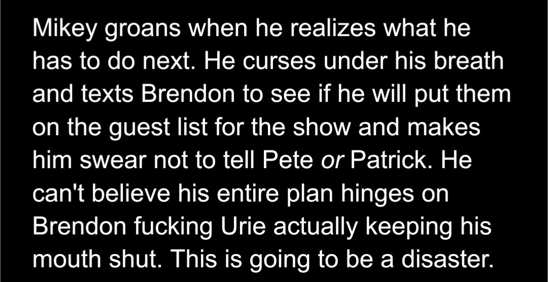 wj 🖤 MyChemicalDoldrums on ao3 tweet media