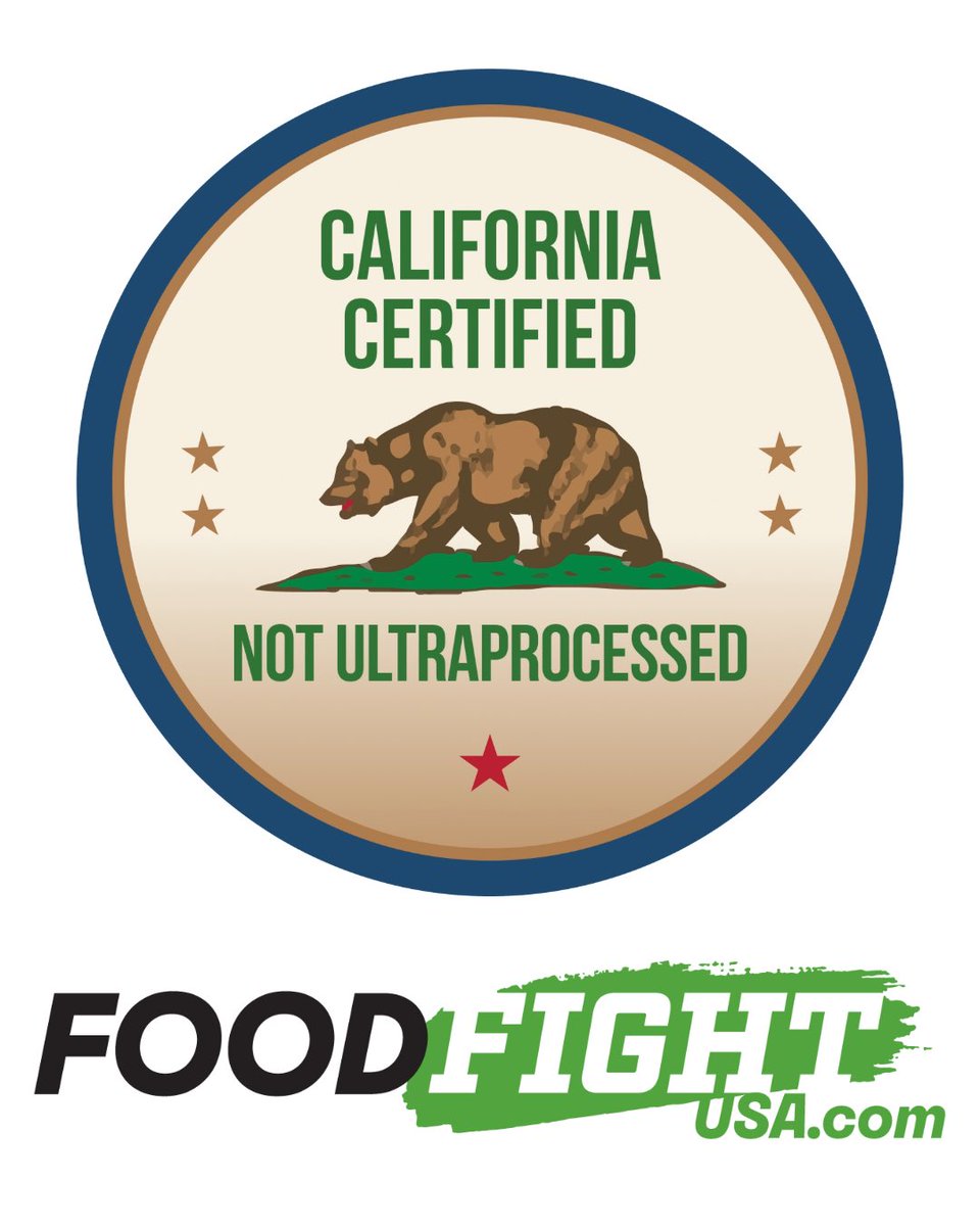 food_fight_usa's tweet image. We support AB 2244 in California! The California Certified seal created by @AsmJesseGabriel will help consumers make healthier choices and give food that are not ultraprocessed the spotlight they deserve. #foodsafety #ultraprocessedfoods #upf #californiacertified