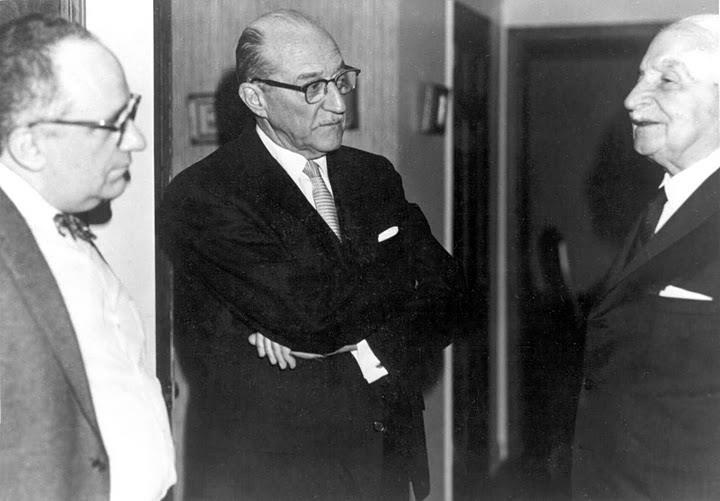 NeoRothbardian's tweet photo. Ludwig von Mises was famously uncompromising. He’d call anyone who supported government intervention in the economy a “socialist.” At a Mont Pèlerin Society meeting in the late 1940s, he famously snapped at the room, “You’re all a bunch of socialists!”

He refused to accept any mixed economy. His view was clear: even small interventions don’t stabilize capitalism, they destabilize it. Each control creates distortions that justify more controls, slowly pushing society toward full socialism and eventually totalitarianism.

He wasn’t just being stubborn. To him, it was simple logic. You can’t halfway mix freedom and coercion without sliding all the way.