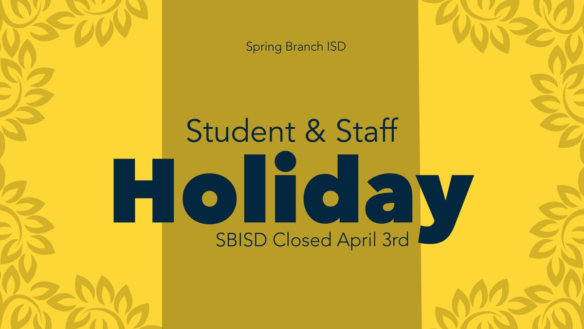 Spring Branch ISD tweet media