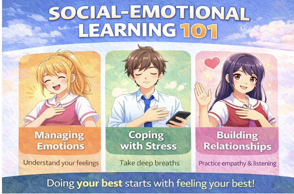 HillsVirtual's tweet photo. At Hillsborough Virtual School, learning goes beyond academics—it’s about how students feel, too.
😊 Understanding emotions
🌬️ Managing stress
🤝 Building relationships

When students feel their best, they do their best—online and beyond.
#WholeChild #VirtualLearning https://t.co/Cosvdr3X2H