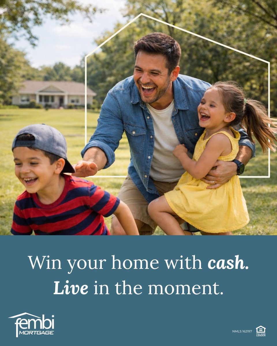 fembiloans's tweet photo. With FEMBi’s Cash Offer Program, you can compete like a cash buyer, giving sellers the confidence they’re looking for and helping your offer stand out when it counts most. 👉 Click the link in our bio to get started today with an experience tailored to you. https://t.co/14tfsXhCEG