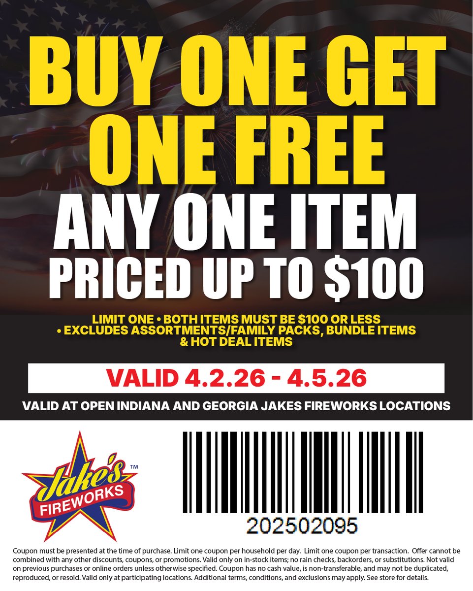 Jake's Fireworks tweet media