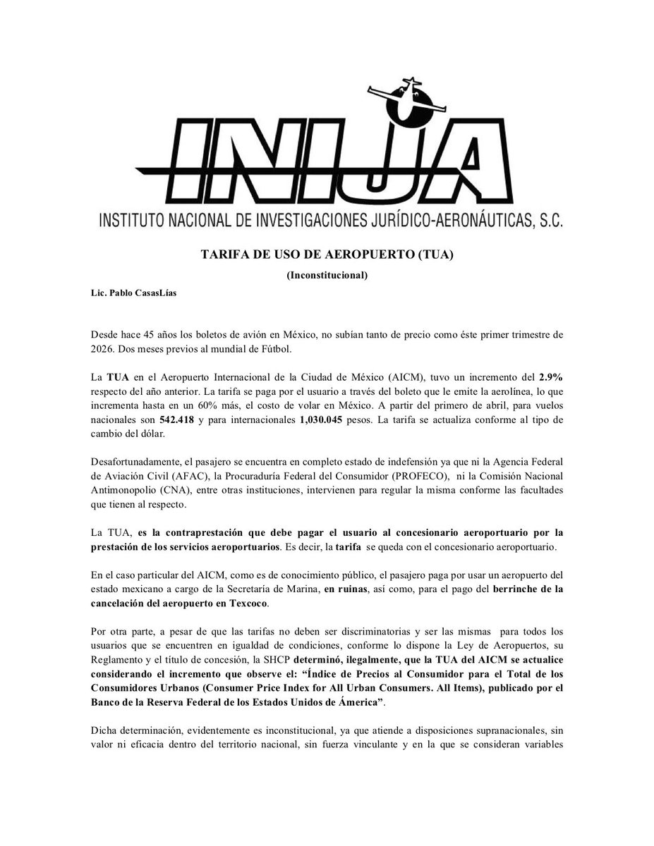 PABLO CASASLIÁS / @MEXICANAVIATION tweet media