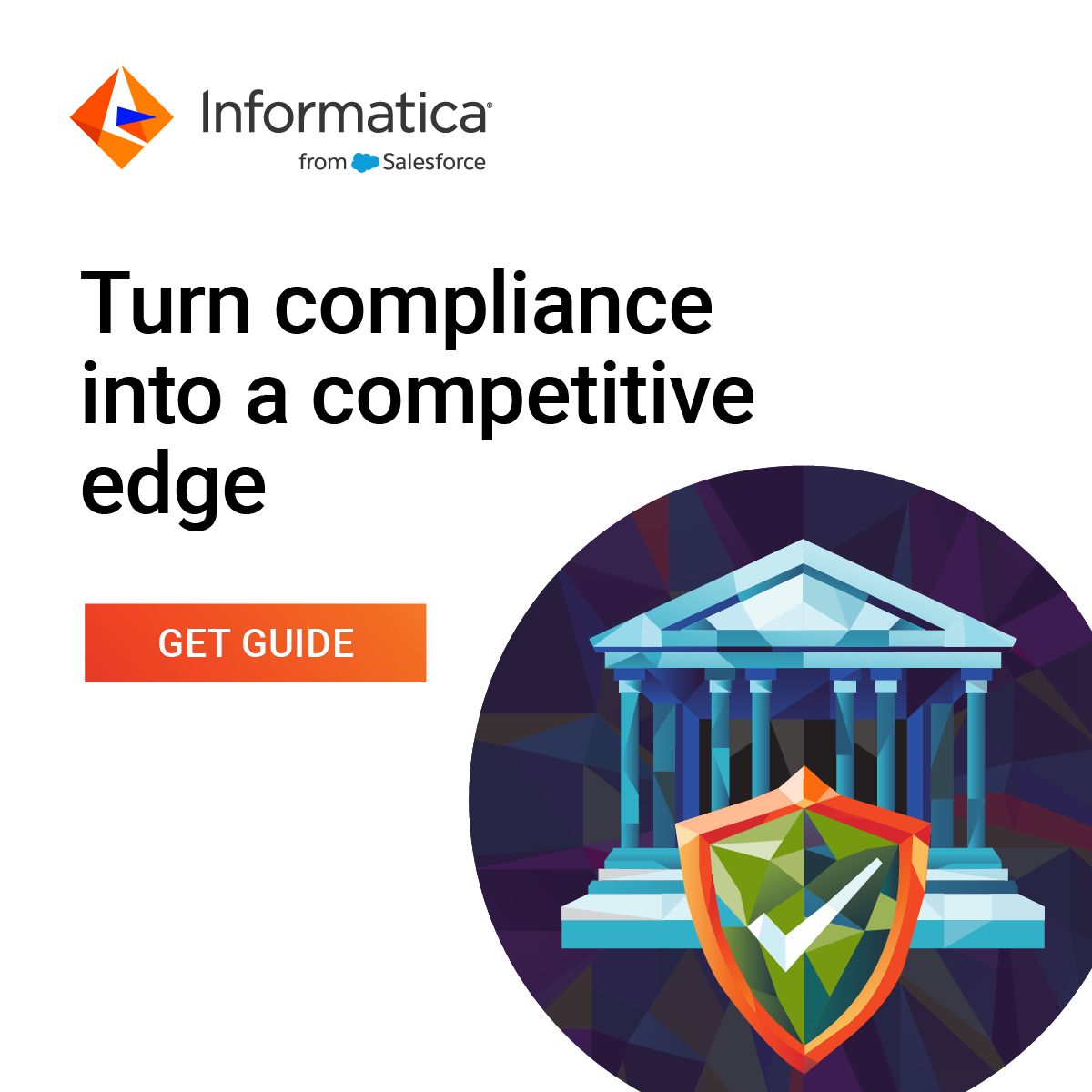Informatica's tweet image. Need to simplify compliance while meeting evolving regulatory requirements? Get our eBook for a strategic framework that won’t just streamline your approach to compliance but will turn it into a competitive advantage.   

infa.media/3NU79nF

#governance #compliance