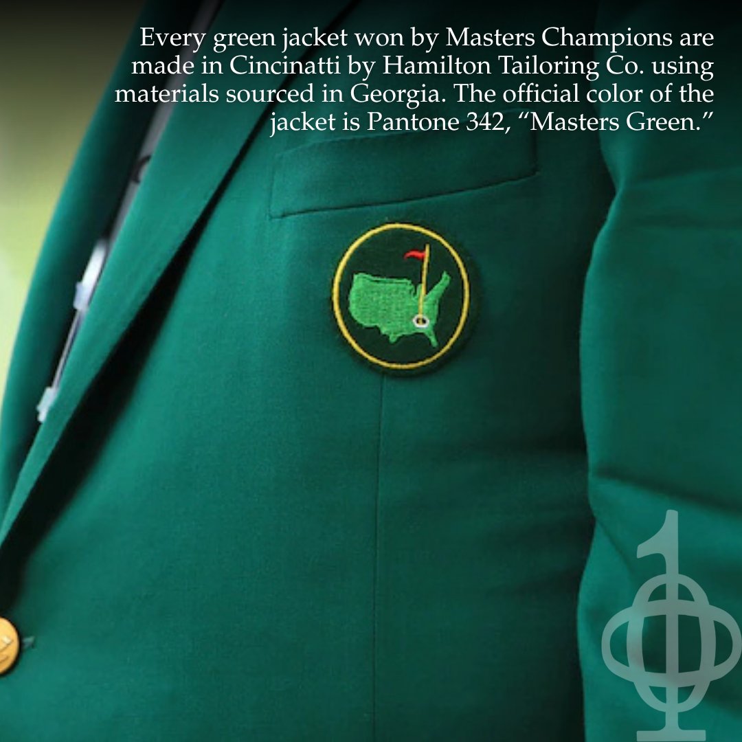 top100golf's tweet image. If you win The Masters, you can remove the green jacket from campus for a year...