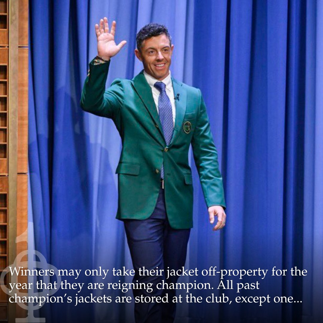 top100golf's tweet image. If you win The Masters, you can remove the green jacket from campus for a year...