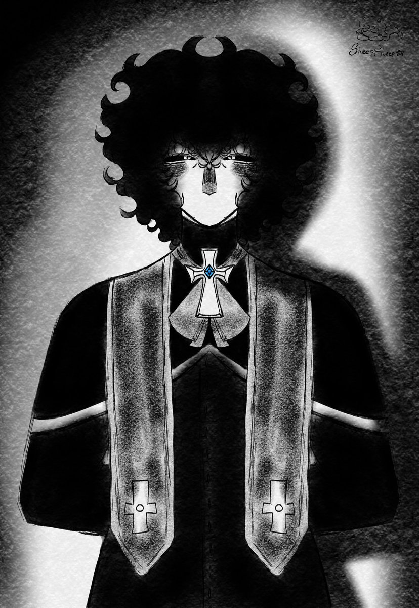 0_BloodyBell_0's tweet photo. ``  “ « Que faites-vous éveillés à cette heure de la nuit, chers moutons ? » ” `` 
#ZedinArts 
@Zedonho 
( ART BY :: SheepSleep. ) https://t.co/uiKqcazNx4