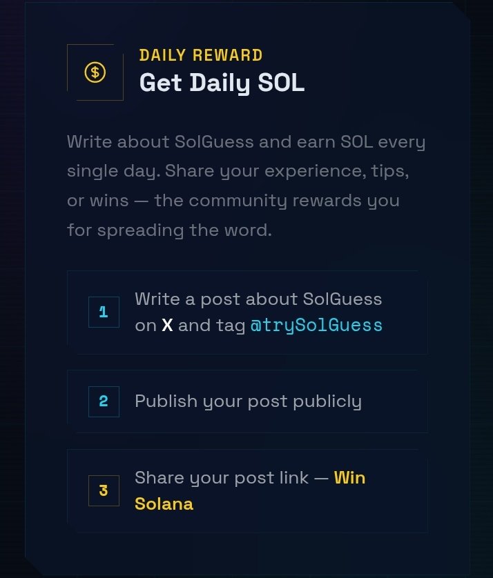 SolGuess tweet media