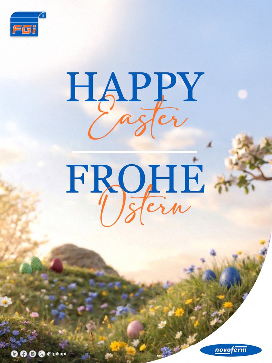 🎉Happy Easter
🎉Frohe Ostern

.

#happyeaster #froheostern #fgi #Novoferm