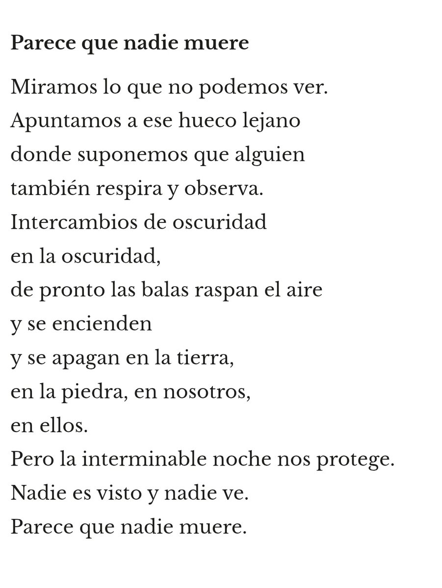Un poema de Daniel Terzano, escritor, psicoanalista y ex-combatiente de #Malvinas.