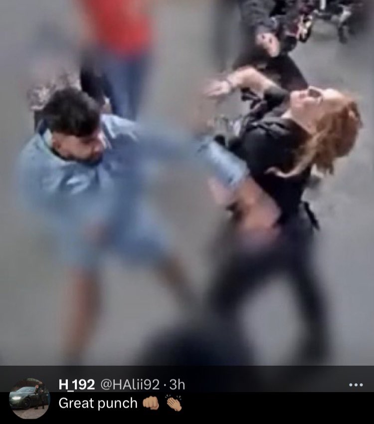 Is this Muslim woman hitter in jail yet