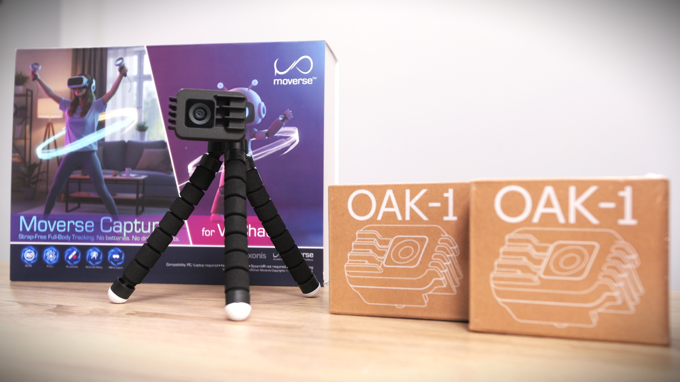 SkarredGhost's tweet image. Moverse is now offering a strap-free full-body tracking system for home users of VR Chat.  Basically, it is markerless, and it only uses cameras to track your body. I haven't had the occasion to try it, but it seems quite a handy solution.

It is available now on #Kickstarter.