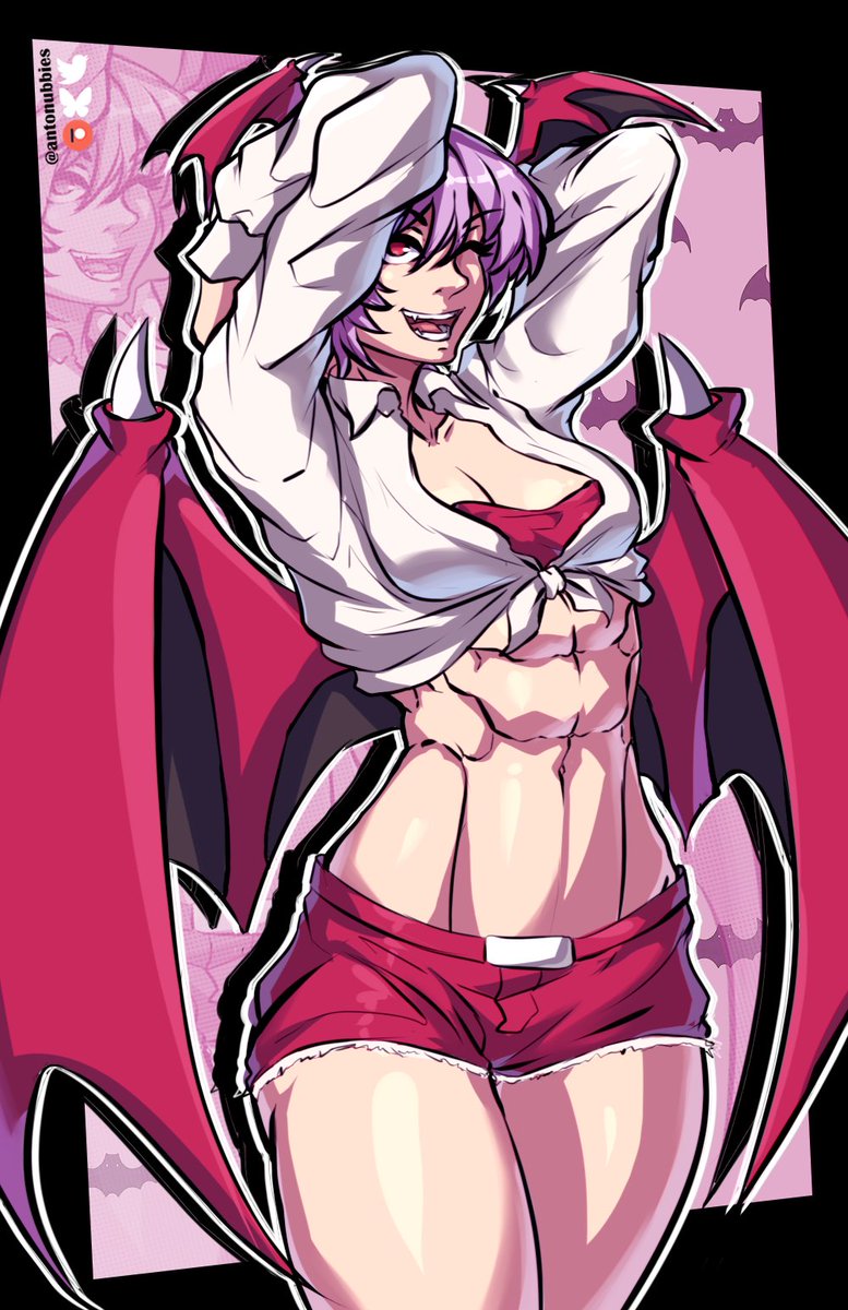 antonubbies's tweet image. casual lilith aensland
 #darkstalkers #lilith #Capcom